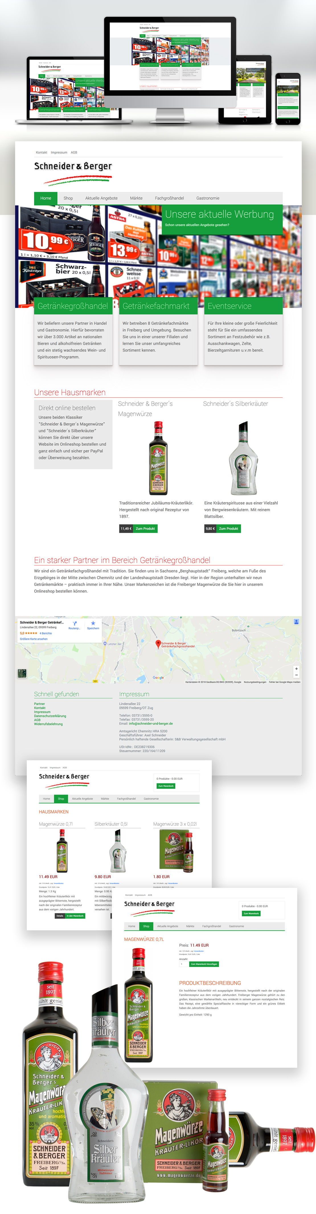 Website Schneider & Berger